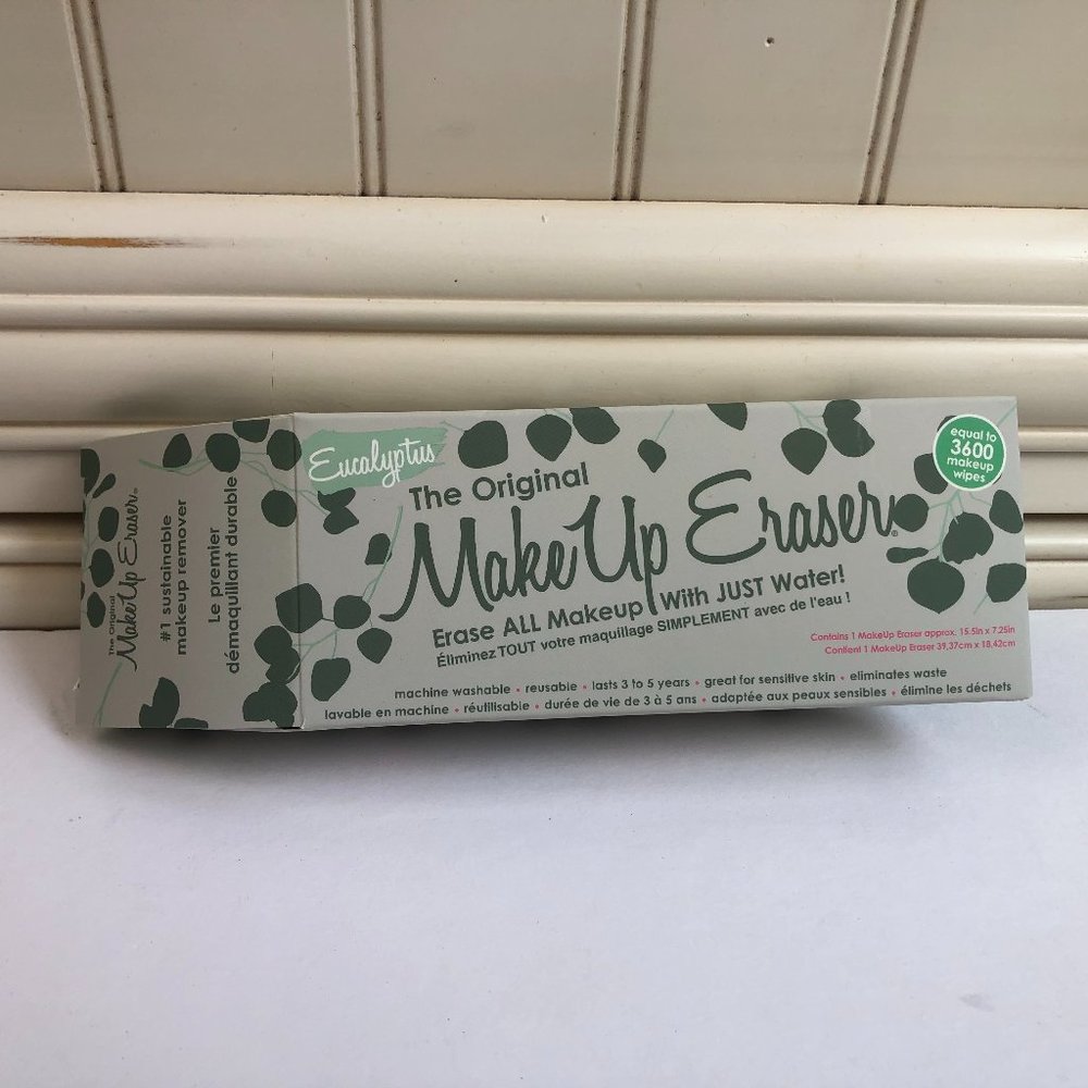 NEW - The Original Makeup Eraser - Eucalyptus Print Beauty Wellness Fairy